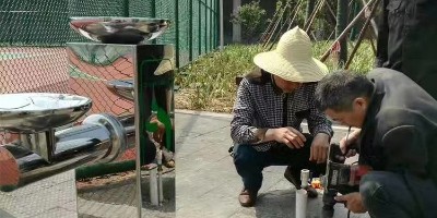園林直飲水臺怎么安裝呢？