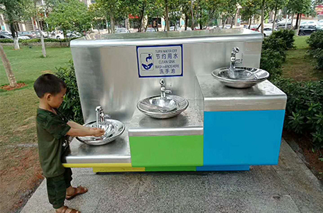 戶外公共洗手臺